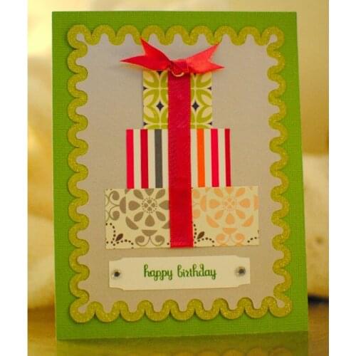 Metal Cutting Dies lace rectangle new for card DIY Scrapbooking stencil Paper Craft Album template Dies 8.5*3.1cm