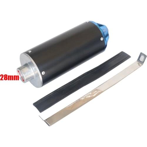 Motorcycle parts 28mm Muffler Exhaust Pipe Clamp for 110 125cc 150cc PIT PRO Quad Bike Dirt ATV kayo BSE