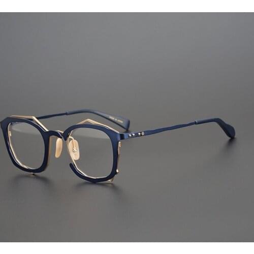 Brand Irregular High Quality Glasses Frame Men Women Japanese Handmade Eyeglasses Square Myopia Prescription Eyewear Spectacles