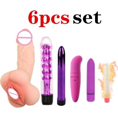Sex set 2 In 1 Dildo Anal Penis Sleeve Soft Male Female Masturbator Vibrators for Men Women Adult Sex Toy Products for Couples