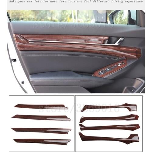 Interior Door Handle Handrail Panel Cover Trim Strip Decoration For Honda Accord 10th 2018 2019 car styling