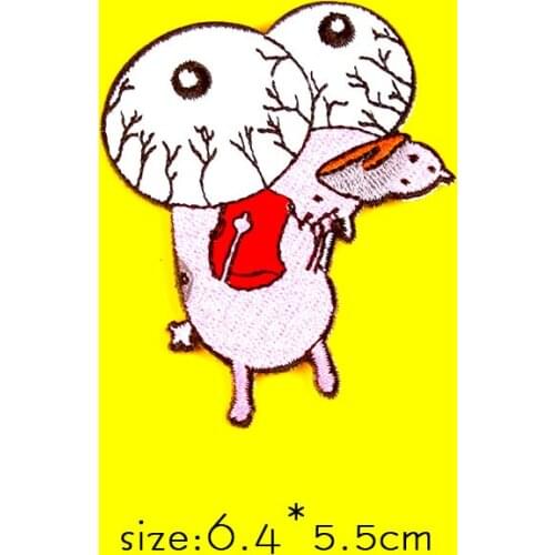 Skull Patch Ecusson Thermocollants Embroidered Patches For Clothes Iron On Patches Punk Diy Applique Jacket Patch Stripe Jeans