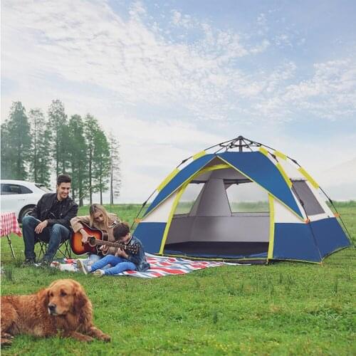 TXZ Hiking Tent Pop Up Tent Portable Outdoor Two Person Family Winter Camping Tent For Traveling 0094