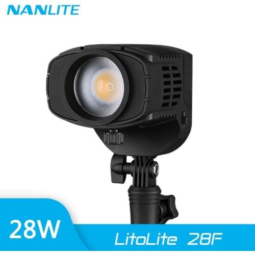 Nanguang Nanlite Litolite 28F 28W Photography Lighting Dimmable Adjustable Focus LED COB Light For Photo Video Shooting Studio