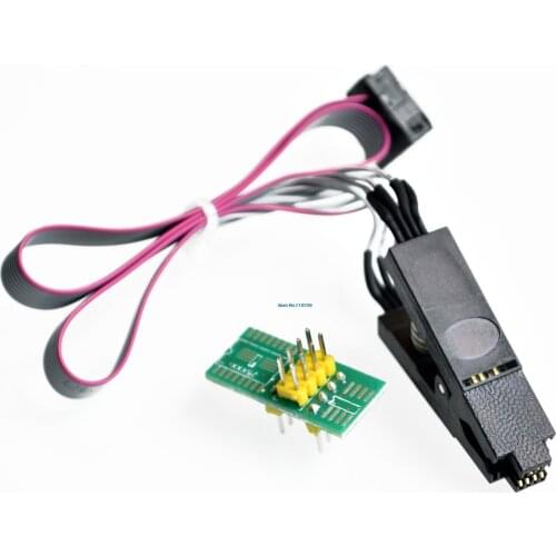 High quality SOIC8 SOP8 Test Clip For EEPROM 93CXX/25CXX/24CXX in-circuit programming on USB Programmer TL866CS TL866A EZP2010