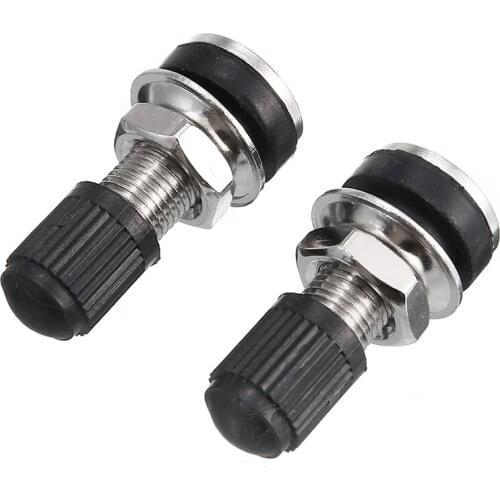 Universal 2pcs Metal Tyre Valve Bolt In Stem Tire Bolt In Stem 36mm*14mm Fit For Cars Motorcycles Bicycles Tire Accessories