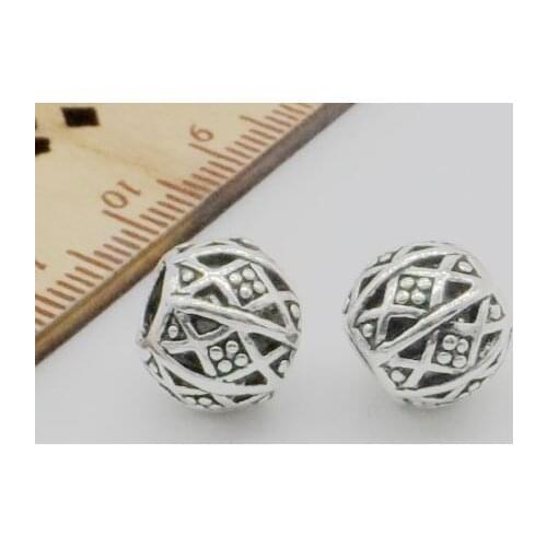Free 100Pcs Tibetan Silver figure Spacers Beads Fit Jewelry Making 9x11mm