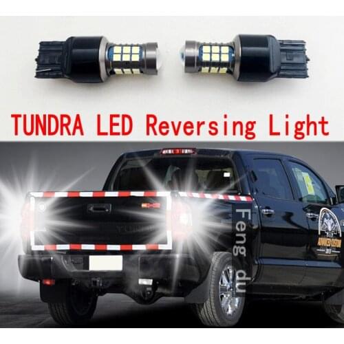 2pcs For 2000-2021 Toyota TUNDRA Reversing Light High Bright LED Car Auxiliary light tail lighting Bulb W16W T15 T20