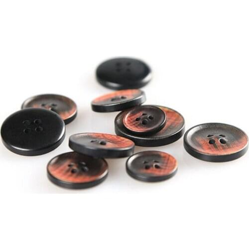 200pcs high grade sewing boutons 3D color fantaisie resin buttons for clothing suit garment clothes flatback buttons 15-25mm