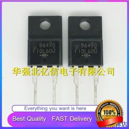 5PCS New Original F10L60U FIBERGLASS/600V HD TV SPECIAL DIODE Good Quality