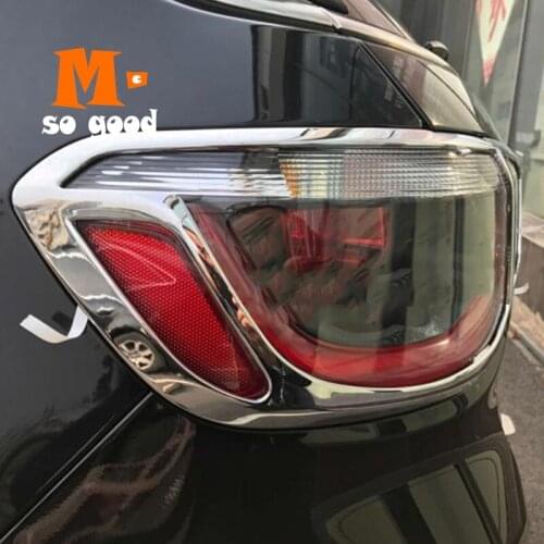 ABS Chrome Car Exterior Decoration Product Accessories Car Tail Light Cover Trim Sticker Styling Shell 2017 for Jeep Compass