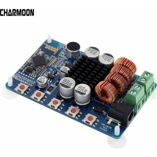 Bluetooth 4.0 Two 2 Channel 2x50W Stereo Audio Receiver Power Amplifier Board Module