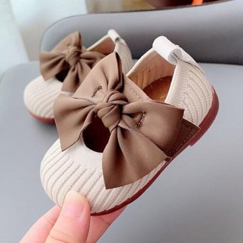 Spring Autumn Baby First Walker Shoes Kids Butterfly knot Girls Baby Shoes Infant Casual Shoes