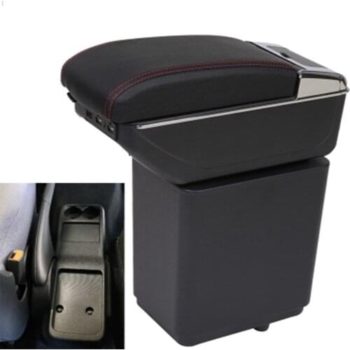 For Citroen Berlingo Armrest Retrofit parts For Peugeot Partner tepee Car Armrest Storage box car accessories Charging with USB