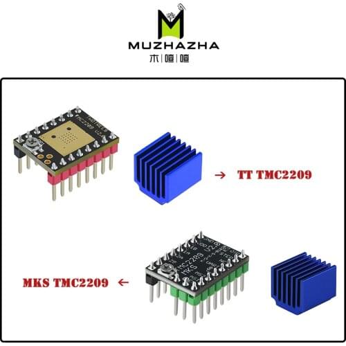 MKS TMC2209 V2.0 TMC2208 Stepper Motor Driver StepStick 2.5A UART ultra silent For Gen_L Robin Nano SKR V1.3 mini E3 for Ender 3