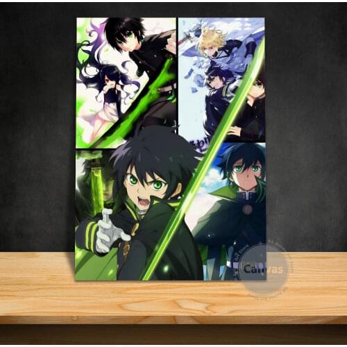 Canvas Anime Owari no seraph Pictures Home Decoration Paintings Poster HD Prints Wall Art Modular Living Room