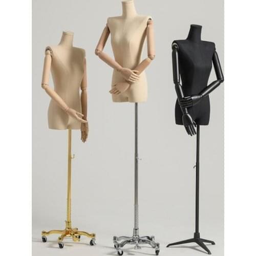 3style Arm color Female hand mannequin body Square iron base with flat shoulder jewelry flexible women,adjustable rack,doll C840