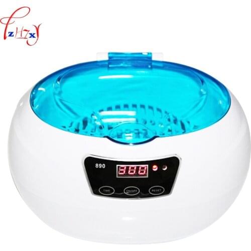 Small ultrasonic cleaning machine km-890 household jewellery watch tooth cover ultrasonic cleaning machine 110/220V 1PC