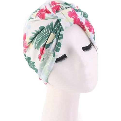 Muslim turban bonnet for woman boho national style print inner hijab caps arab headwrap turban femme musulman women head scarf