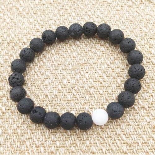 Men Bracelet Natural Volcanoe Bead Tibetan Buddha Bracelet chakra Lava Stone Diffuser Bracelets Men Jewelry Gift Drop Shipping