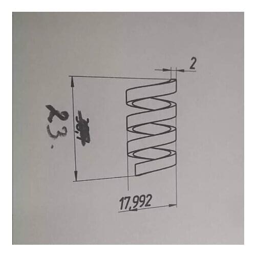230v 120w hot runner coil heating element, have drawing
