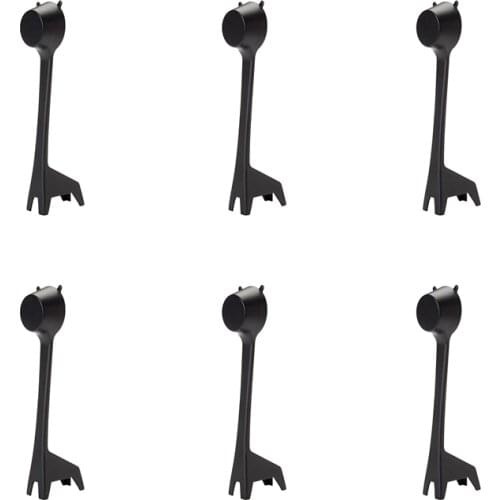 New Coffee Scoop Spoon, Plastic Measuring Spoon for Ground Coffee and Loose Leaf Tea, Black, Creative Cartoon Giraffe Shape