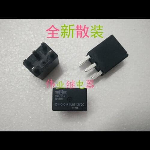 301-1C-C-R1 U01 12VDC New Automotive Relay 5 PIN