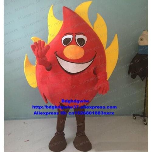 Flame Blaze Fire Torch Light Flambeau Firebrand Mascot Costume Adult Cartoon Character Album Of Painting Music Carnival zx484