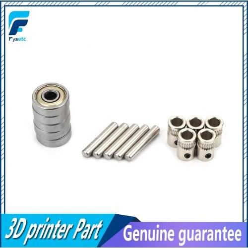 Prusa i3 MK2.5/MK3 Multi Materials 2.0 3d Printer Extruder Gears 625ZZ Bearings Shafts Kit For Mk3 MMU2 Ball Bearing Set