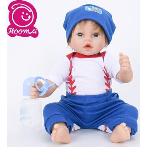 18'' Realistic Bebe Reborn Babies 45 CM Mohair True To Life Newborn Baby Dolls For Children Birthday Gifts Toddler Toys Sale