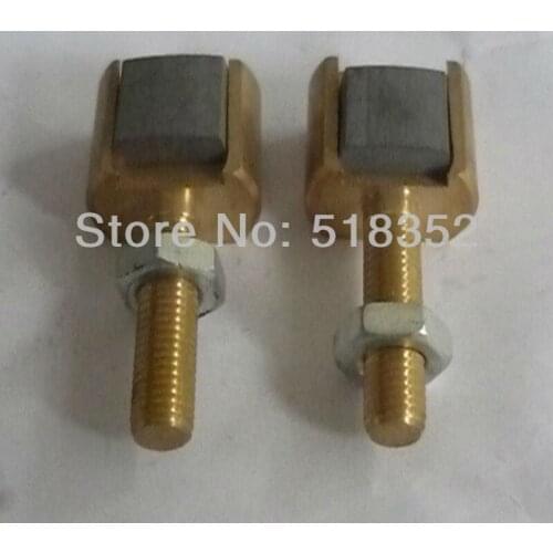 Electric Conduction Assembly including High Density Power Feed Contact and Conductive Brass Rod of Wire Cut EDM Parts