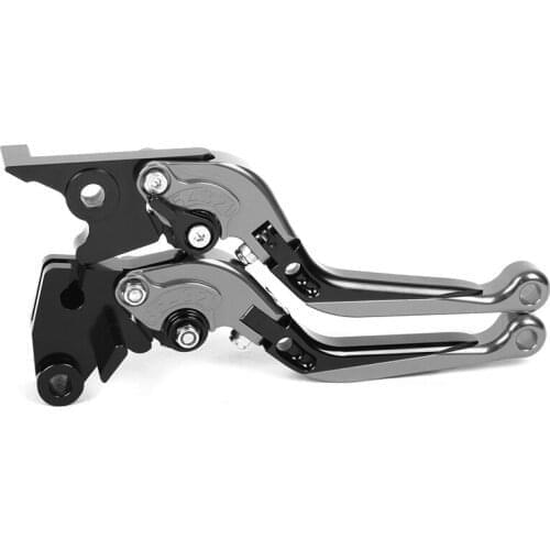 SMOK for Suzuki VL 1500 INTRUDER 1998 1999 2000 2001 2002 2003 04 Folding Extending Brake Clutch Levers Aluminum Alloy CNC Black