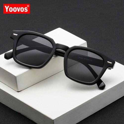 Yoovos2021 Sunglasses Women Retro Plastic Women Sunglasses Fashion Women Square Sunglasses Brand Design Oculos De Sol Feminino