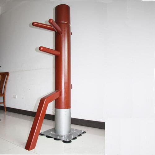 Free standing wooden dummy kungfu training wing chun wooden dummy for floor bruce Lee dummies chinese prop