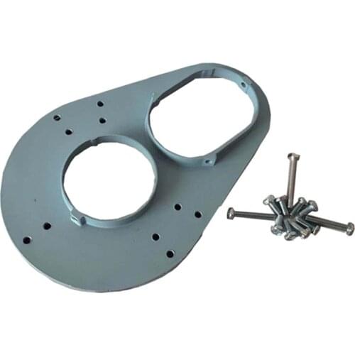 100% aluminium C Band Dual LNB holder can install 2pcs C band LNBF