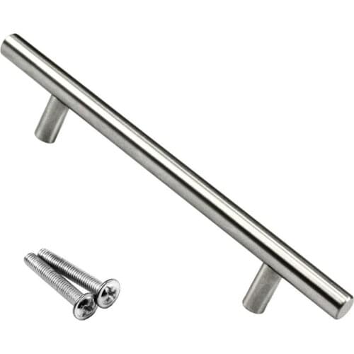 200mm Stainless Steel Kitchen Door Cabinet T Bar Door Handle Pull Knob Bathroom Cupboard Cabinet Drawer knobs furniture handle