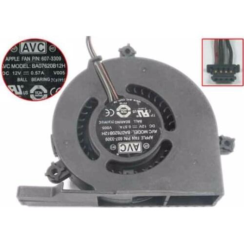 AVC BA07620B12H DC 12V 0.57A 4-wire Server Cooling Fan