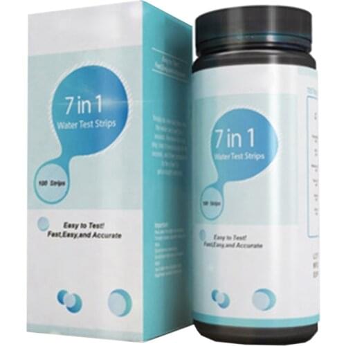 50 Pcs Water Test Strips 7-in-1 Aquarium Water Quality Test Strips for Check