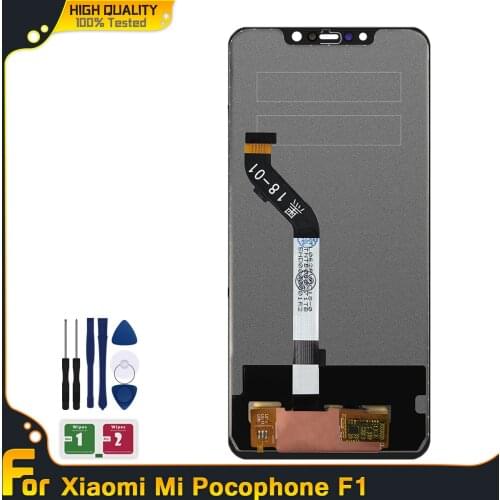 For Xiaomi Mi Pocophone F1 LCD Display Touch Screen Digitizer Assembly Replacement Part For Xiaomi POCO F1 LCD