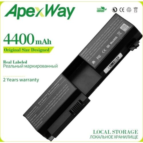 Apexway 4400 mAh battery for HP Pavilion tx1000 tx1100 tx1200 tx1300 tx2500 tx1400 tx2000 tx2100 TouchSmart tx2-1000 tx2-1100
