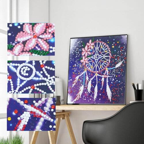 5D DIY Diamond Painting Luminous Special Shape Glow Diamond Painting Cross Stitch Dreamcatcher Fluorescence for Wall Home Decor