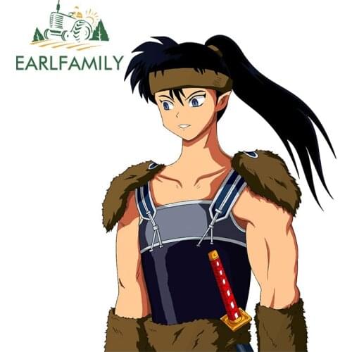 EARLFAMILY 13cm x 9.8cm for Koga Anime Car Sticker Waterproof Sunscreen Decal Auto Motorcycle Windshield Graffiti Car Styling