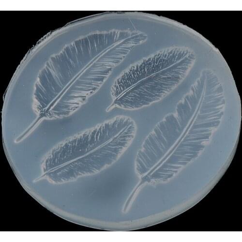 Epoxy Silicone Mold DIY Handmade Feather Resin Molds For Pendant Jewelry Making Tools