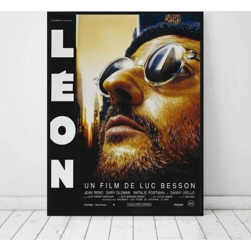 Hot Sale Movie Leon Posters Pop Art Canvas Prints Home Decor Teen Bedroom Art Paintings Bar Room Decoration Home Decor Cuadros