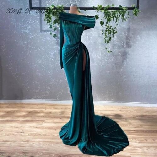 ICCLEK Womens One Shoulder Evening Dresses