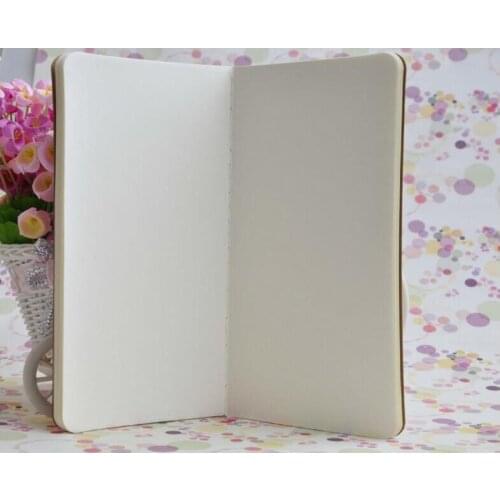 Korean stationery office school supplies vintage kraft cover blank notebook note book notepad sketchbook diary notepads journal