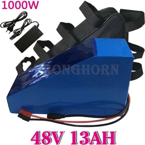 48V Electric Bike Battery 48V 13Ah Ebike Battery 48V 13AH 15AH Lithium Battery Use Samsung Cell For 48V 500W 750W 1000W Motor