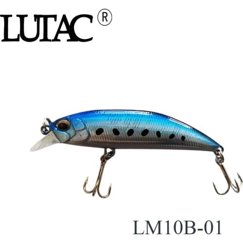LUTAC Minnow Lure Hard Bait 60mm 8.1g Fishing Tackle Sinking Jerkbait Crankbait