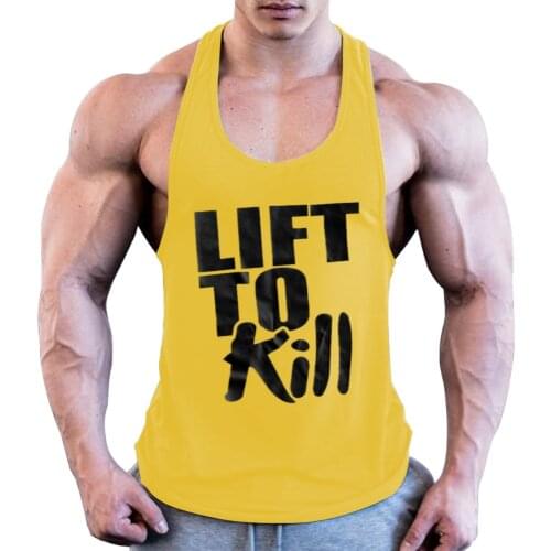 Gym Tank Top Men Fitness Clothing Mens Bodybuilding Tank Tops Summer Gym Clothing for Male Sleeveless Vest Shirts Plus Size
