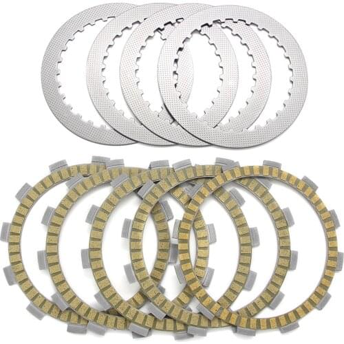 Motorcycle Clutch Friction Disc Plate Kit For Suzuki DR250S VL250 Intruder LC GN250 GN250E GW250 Inazuma FL5 GZ250 TU250 NJ45A